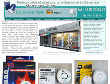 Tablet Screenshot of monsieur-piles.com